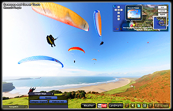 Virtual tours of Swansea and Gower
